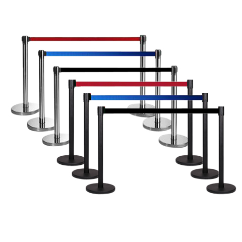 Flexibarrier Afzetpalen met trekband Set -Basic-