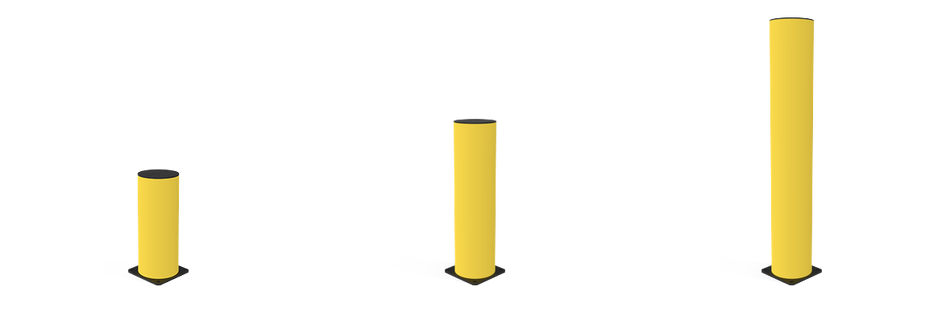 Bollard BRAVO – Aanrijdbeveiligingspaal (500/750/1200 mm)