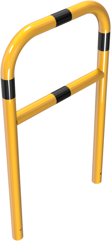 Beugels staalbuis met dwarsbalk (Ø60mm) met dwarsligger