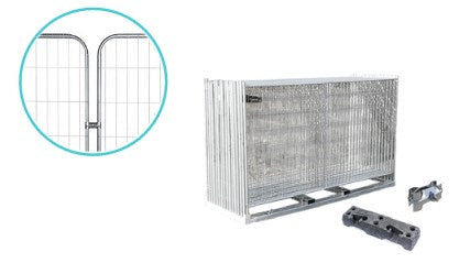 Bouwhek Premium met afgeronde hoeken – Complete set (105m)