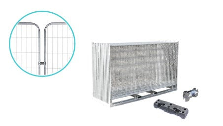 Bouwhek Standaard met Afgeronde Hoeken – Compleet Set (105m)