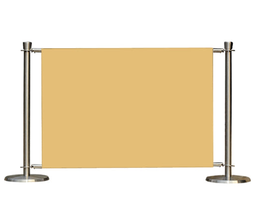 Flexibarrier Café Banner Set –Premium– 1000mm Gekleurd Bannerdoek