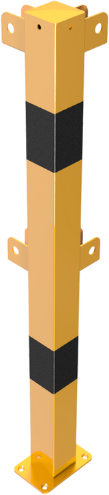 Beschermingsleuning - Brooklyn - voor insteken (Flexibel, kantelbaar) 70x70mm (modulair)