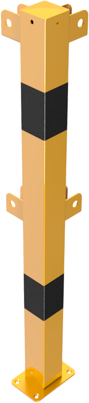 Beschermende railingpalen -Brooklyn- voor vastbouten (Flexibel, kantelbaar) 70x70mm