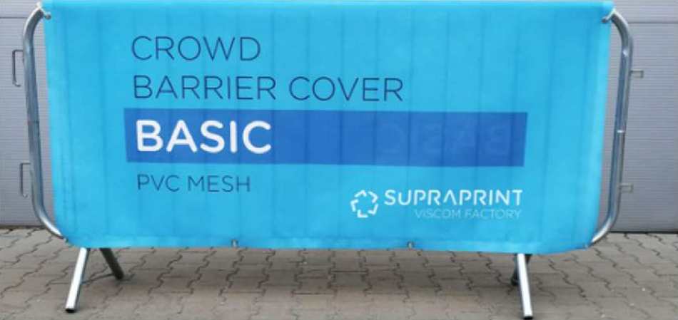 Afzethek Overtrek – Mesh PVC – 200 × 80 cm – Op Maat Bedrukt