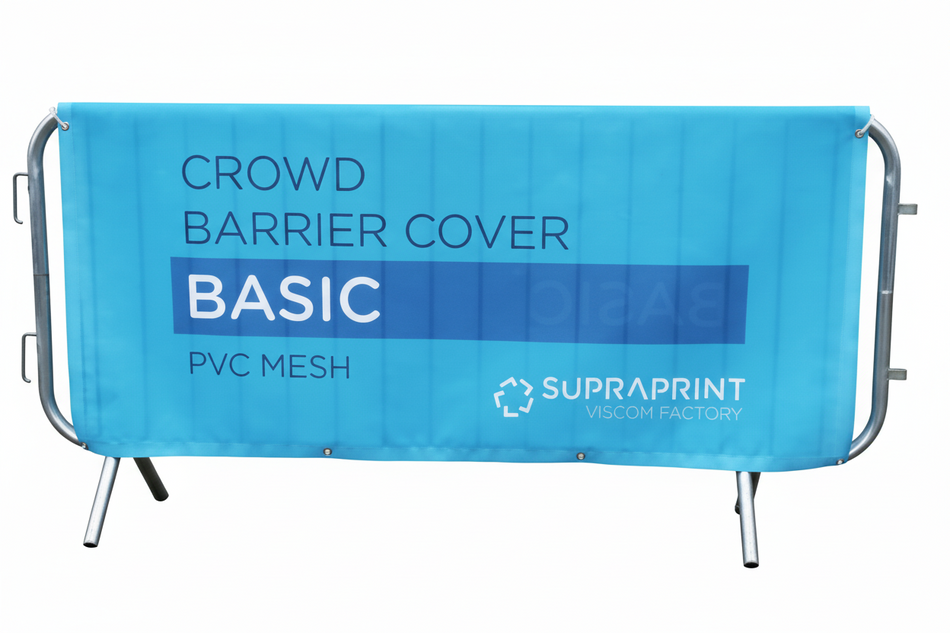 Afzethek Overtrek – Mesh PVC – 200 × 80 cm – Op Maat Bedrukt