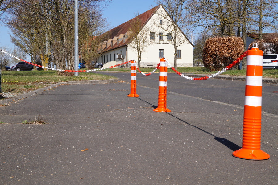 Kettingbevestigingsoog voor Elasto-verkeerspaal