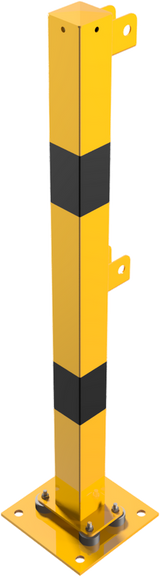 Beschermingsleuning - Brooklyn - voor insteken (Flexibel, kantelbaar) 70x70mm (modulair)