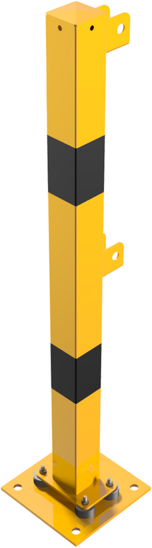 Beschermende railingpalen -Brooklyn- voor vastbouten (Flexibel, kantelbaar) 70x70mm