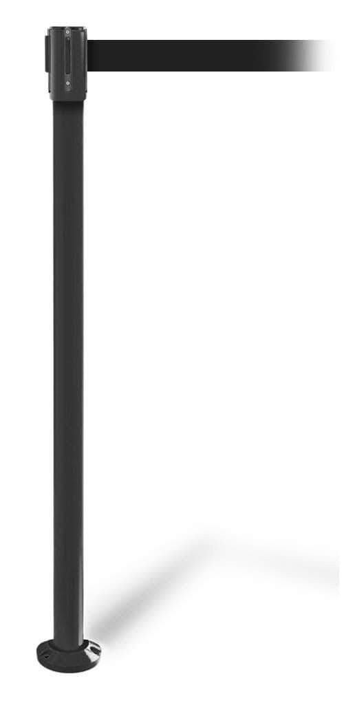 FlexiBarrier Afzetpaal met trekband -Pro Vast- (3.4m of 5m band)