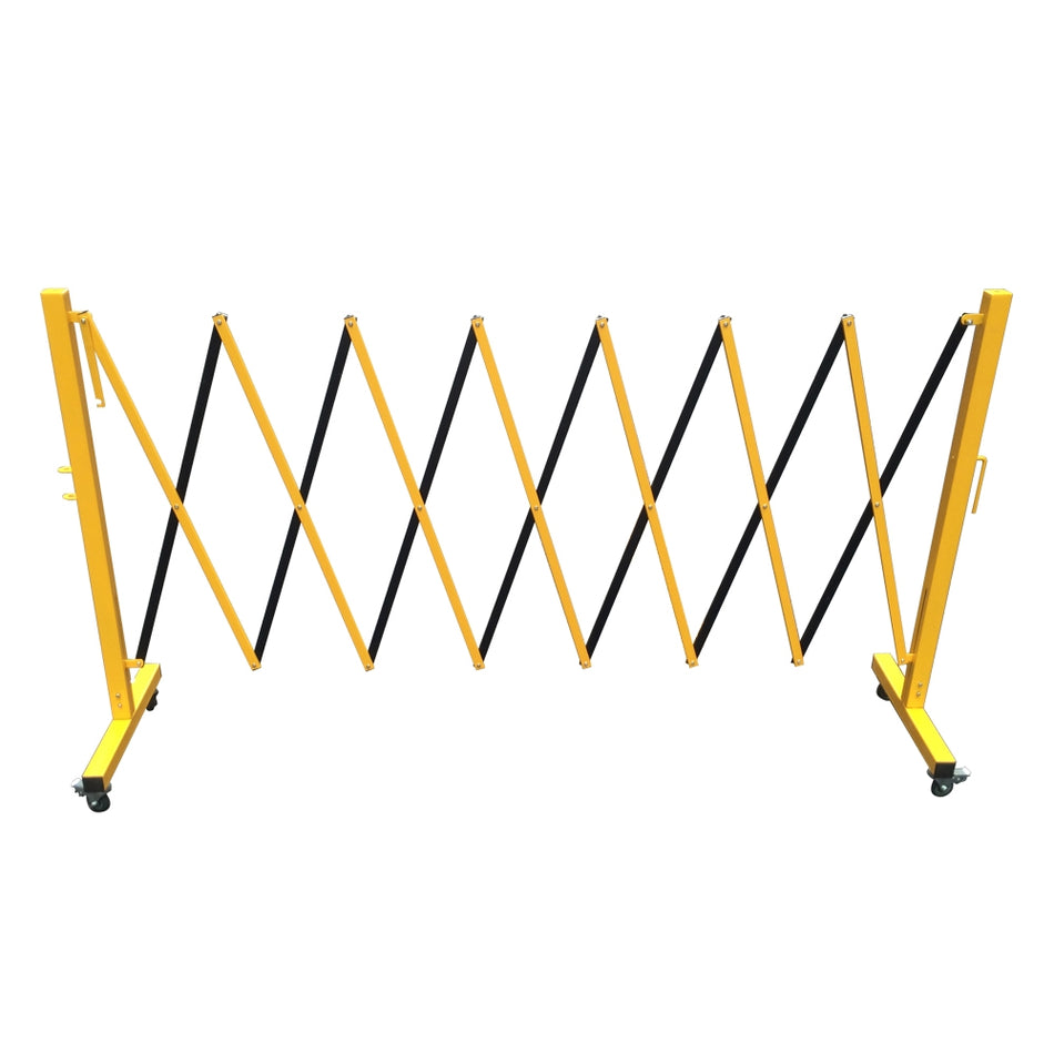 FlexiBarrier -Harmonicahek- met wielen (3.6 m.)