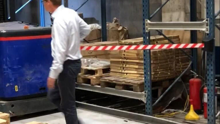 FlexiBarrier Muurcassette -Basic 450- (4,5m uittrekbare band)