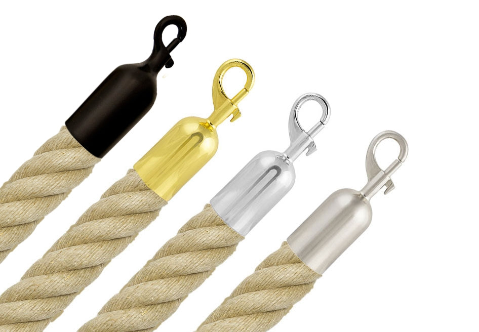 Afzetkoord -Jute- met sluiting (Ø25 of 35mm)