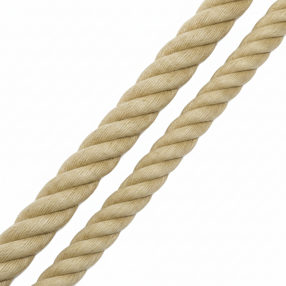 Afzetkoord – Hennep (Polyhemp/Spleitex) – Op Lengte Gesneden (zonder snap-ends)