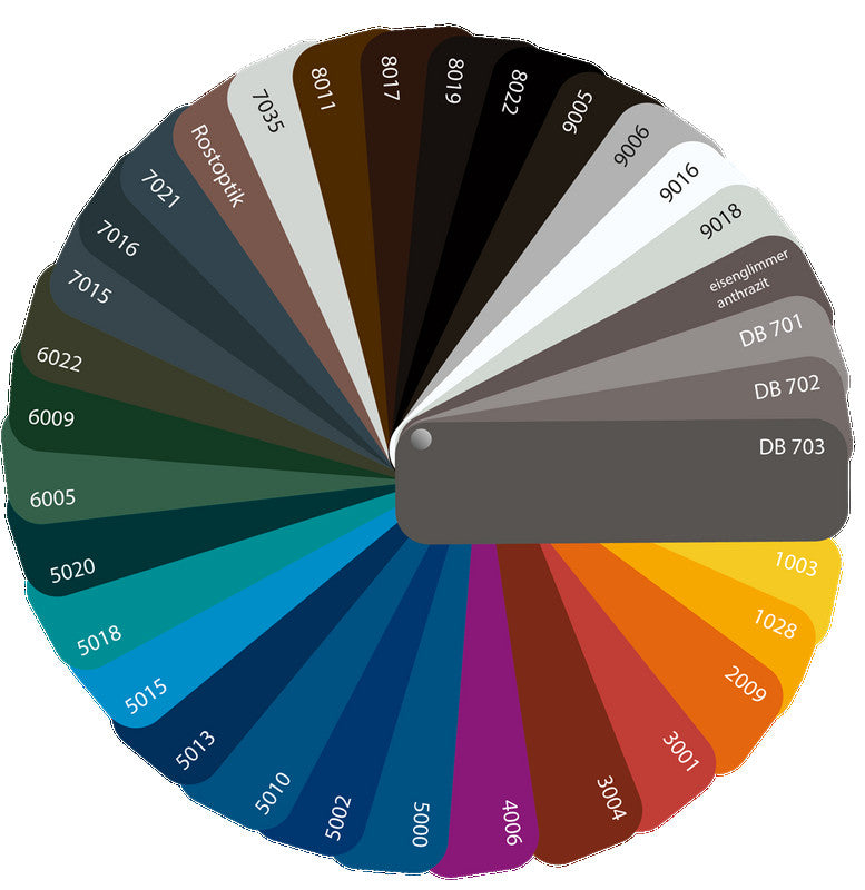 Aangepaste RAL-kleur – uitbreiding voor Bolders