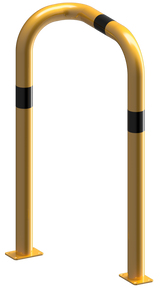 Aanrijdbeugel - Massief - 90° Enkelzijdig, Diepe Versie