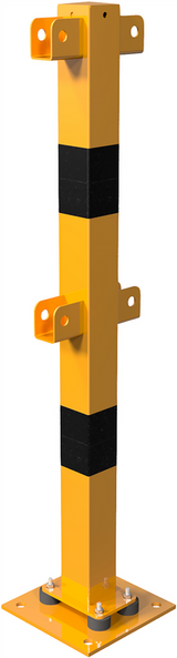 Beschermingsleuning - Brooklyn - voor insteken (Flexibel, kantelbaar) 70x70mm (modulair)