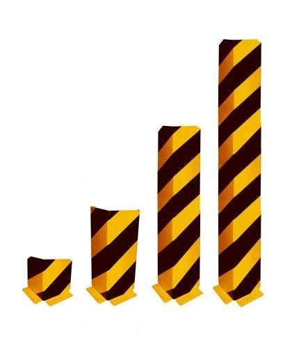 Aanrijdbeveiliging voor palletstellingen -Crash Guard- Hoek (L-vorm, 200mm-1200m hoogte)