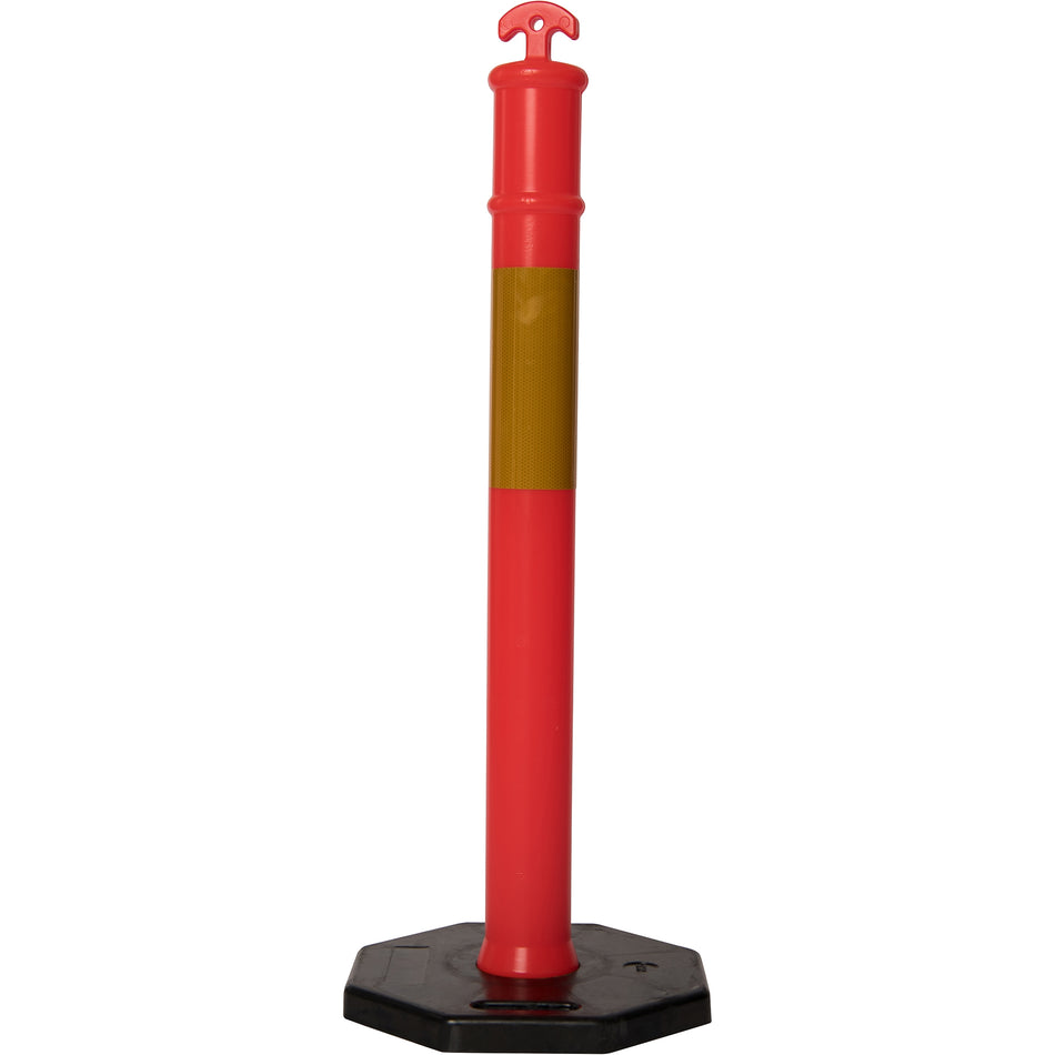 Set van 10 - Flexibarrier T-Top Paal Met Basis