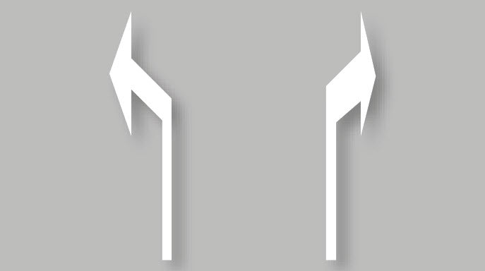 PREMARK® - Symbol (Pil vänster/höger)