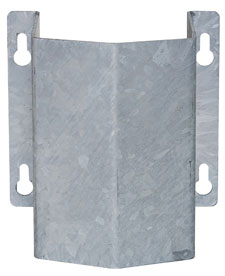 Buisbescherming -Little Mountain- gemaakt van staal, voor wandmontage, gegalvaniseerd of geel/zwart