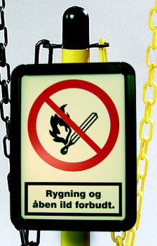 Bordhouder voor kunststof palen