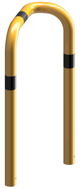 Aanrijdbeugel - Massief - 90° Enkelzijdig, Diepe Versie