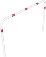 Beugels staalbuis met dwarsbalk (Ø60mm) zonder dwarsligger