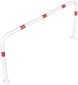Beugels staalbuis met dwarsbalk (Ø60mm) zonder dwarsligger