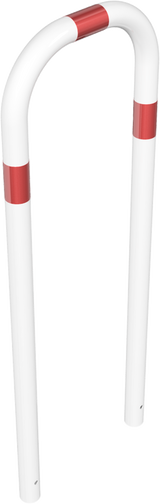 Beugels staalbuis met dwarsbalk (Ø60mm) zonder dwarsligger