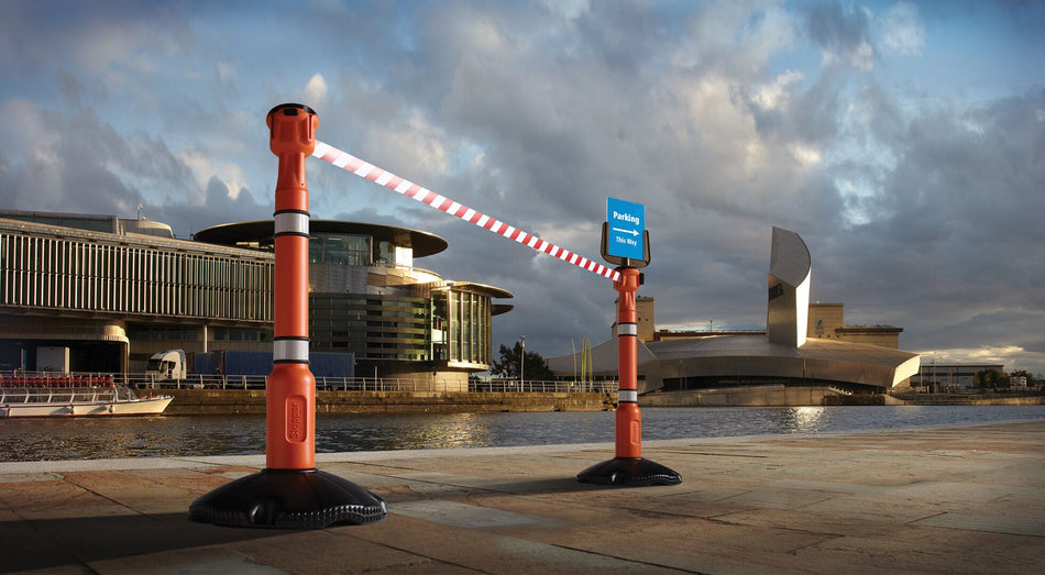 Skipper afbakensysteem (Paal + Afzetlint 9m)