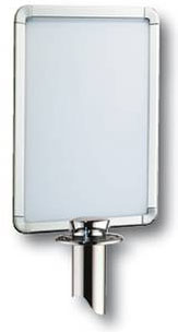 Infobord A4 of A3 voor traditionele afzetpalen (Viaguide)