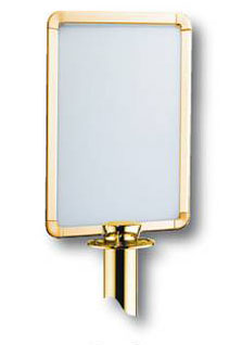 Infobord A4 of A3 voor traditionele afzetpalen (Viaguide)