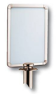 Infobord A4 of A3 voor traditionele afzetpalen (Viaguide)