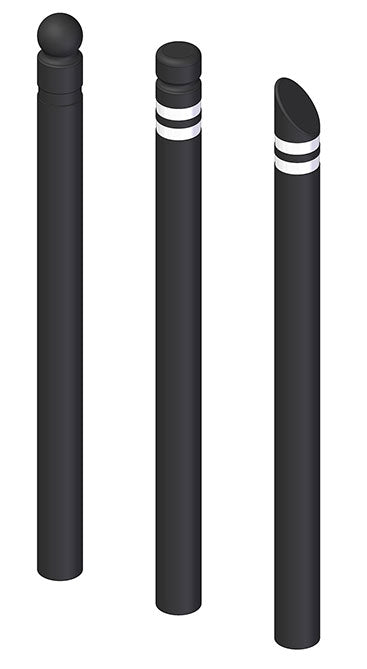 Multifunctionele stadspaal (rubber)