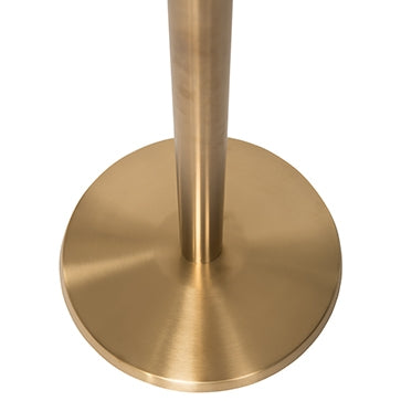 Flexibarrier Informatiebord Standaard -Premium- Messing (paal+A4 houder)