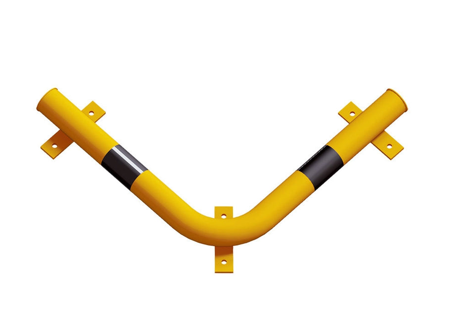 Stootbescherming, Hoek - Ø 76 mm, vastbouten