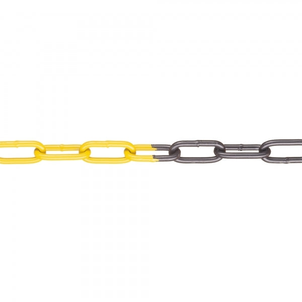 Afzetketting van staal, gegalvaniseerd (15m, verschillende kleuren)